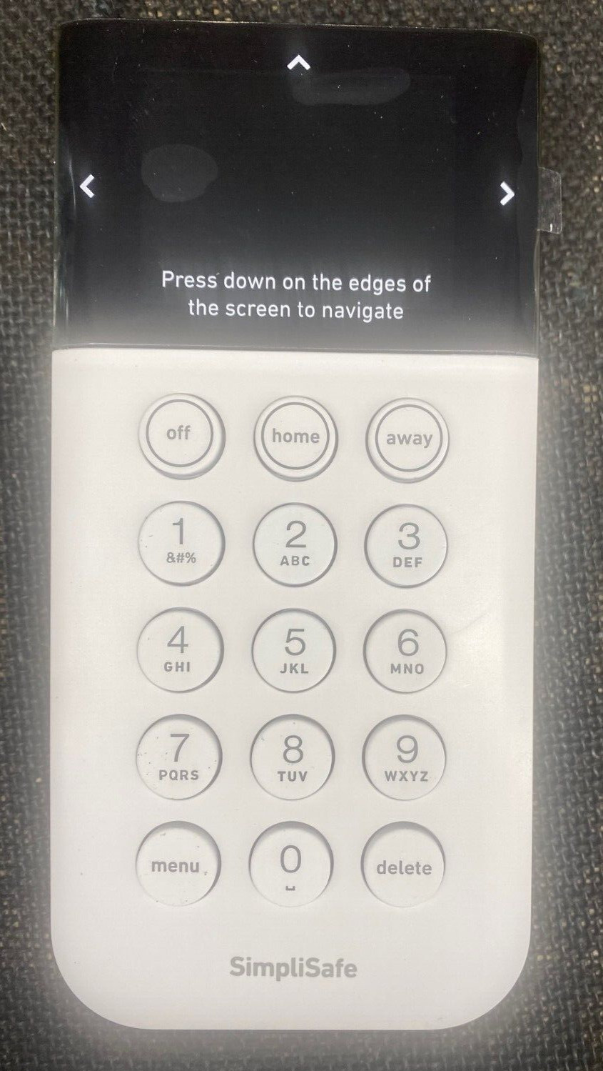 SimpliSafe KP3W Wireless Keypad Remote White NEW