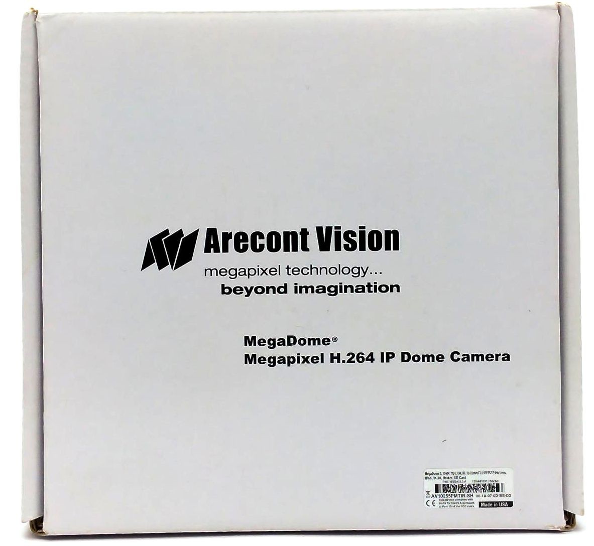 Arecont Vision MegaDome 2 IP Dome Camera P-Iris Telephoto Lens AV10255PMTIR-SH