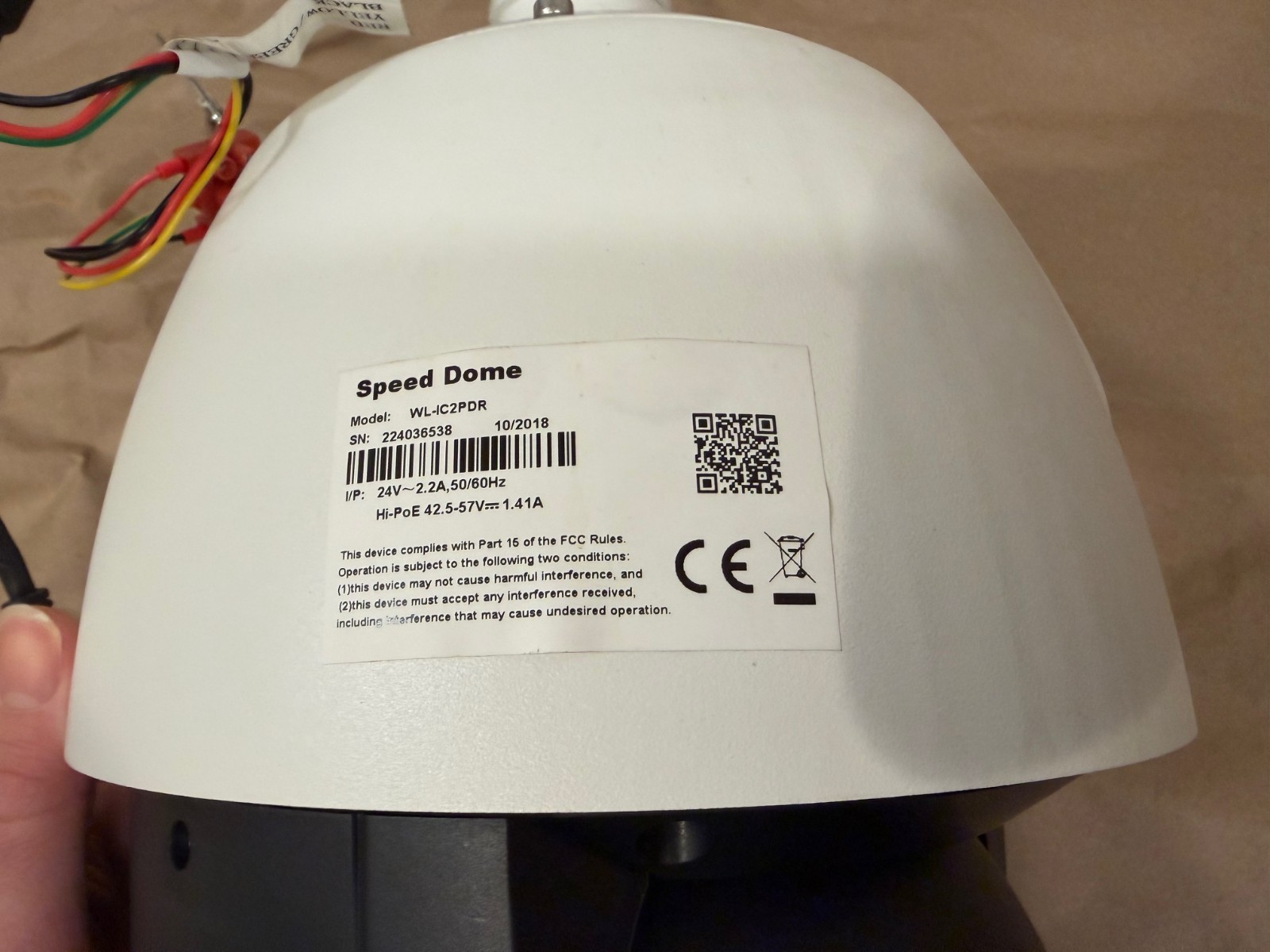 Alibi WL-IC2PDR 2MP Speed Dome PTZ IP Camera