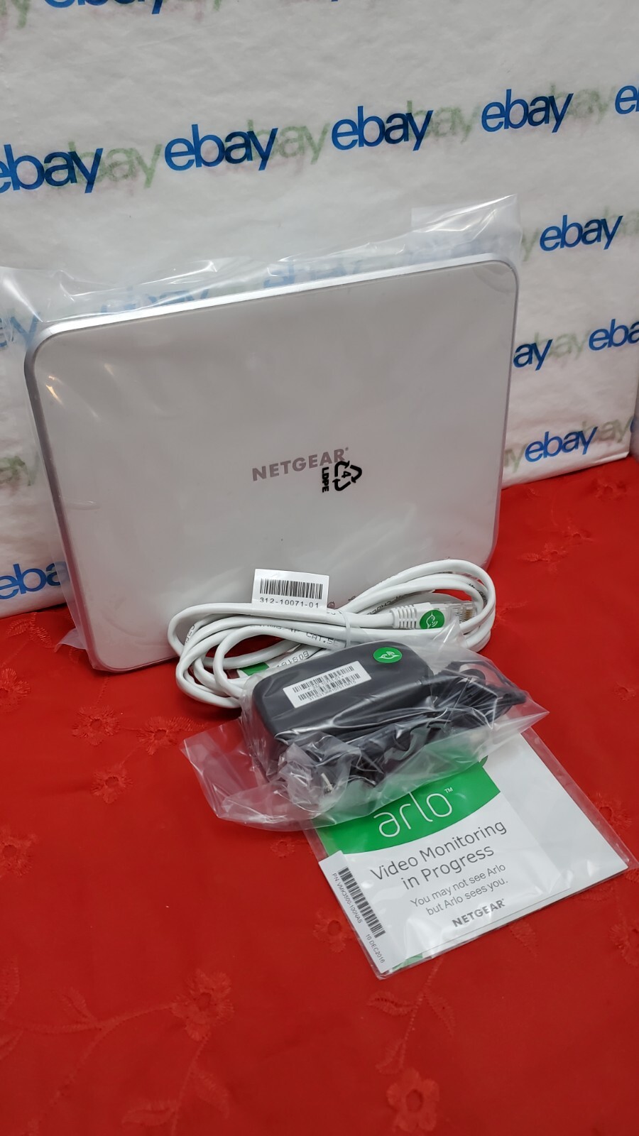 Netgear Arlo VMB3000 Smart Home Base Station With Ethernet Cable / Power Adapter