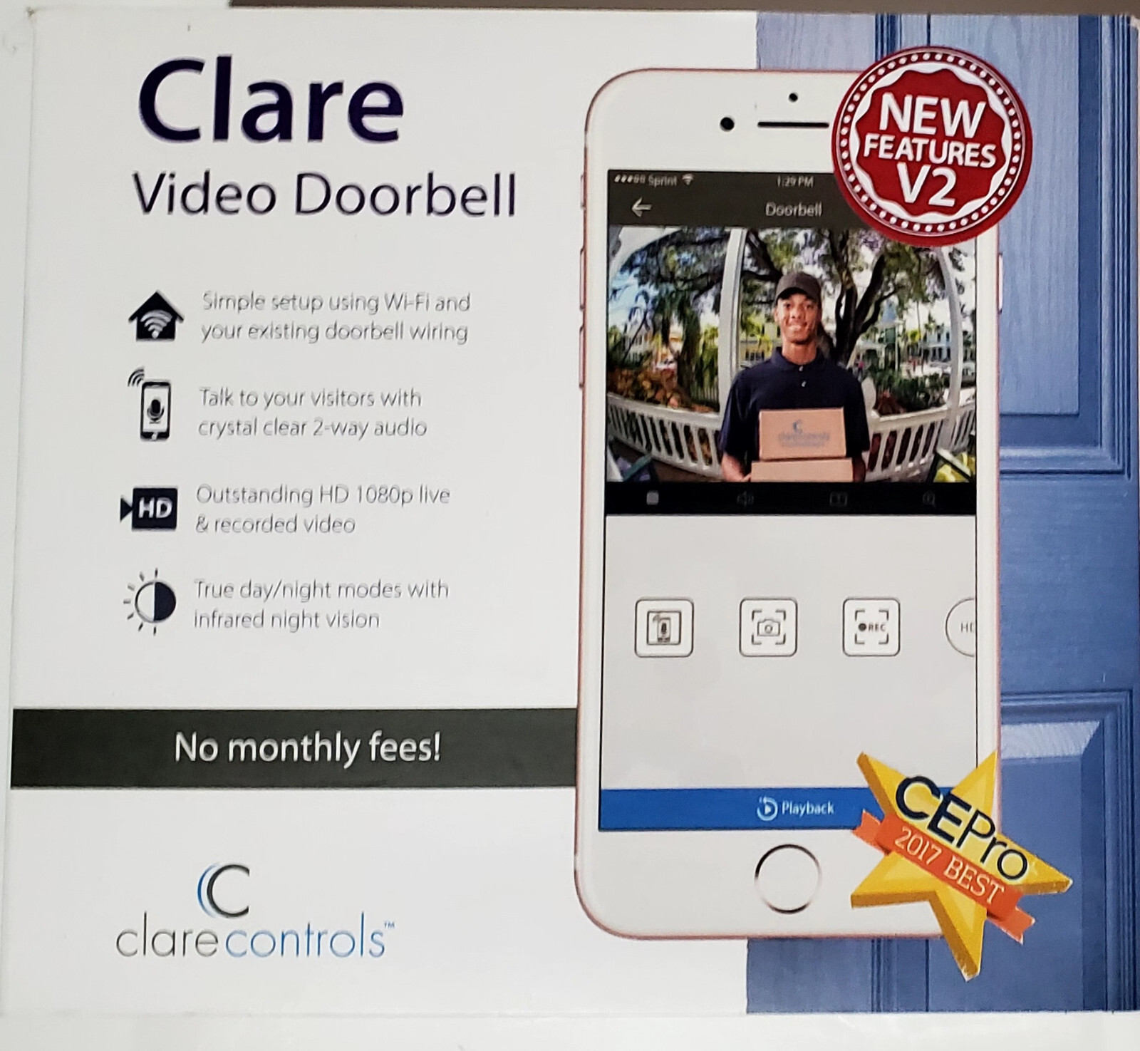 Clare Video Doorbell V2