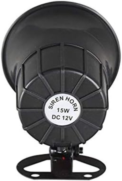 Durable 15W Wired Security Siren Horn with Metal Bracket – 120dB Alert System