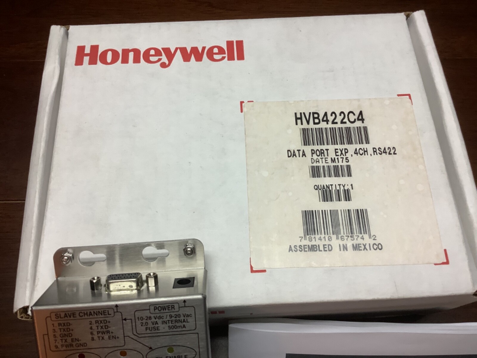 Honeywell Video HVB422C4 Data Port Expander 4 Channel RS422/485 Receiver-Driver