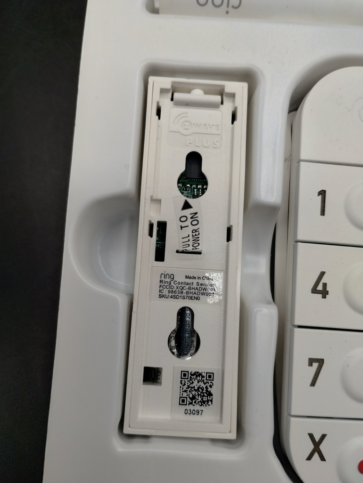 Ring Alarm Base Station Home Security Kit Hub, Cables, Power Supply & Keypad