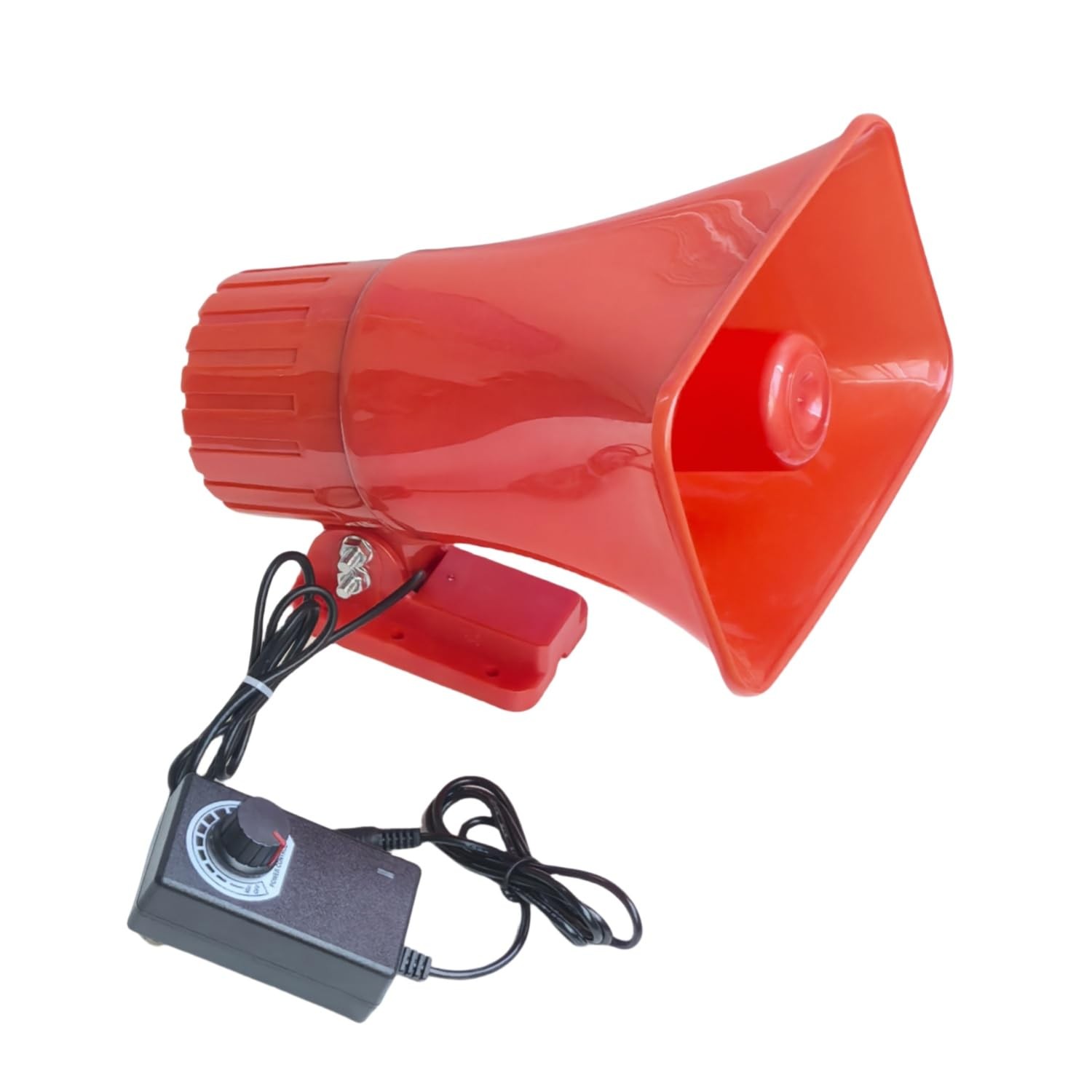 Outdoor Alarm Security Siren, AC110V Red Safety Horn for Public Emergency Ala…