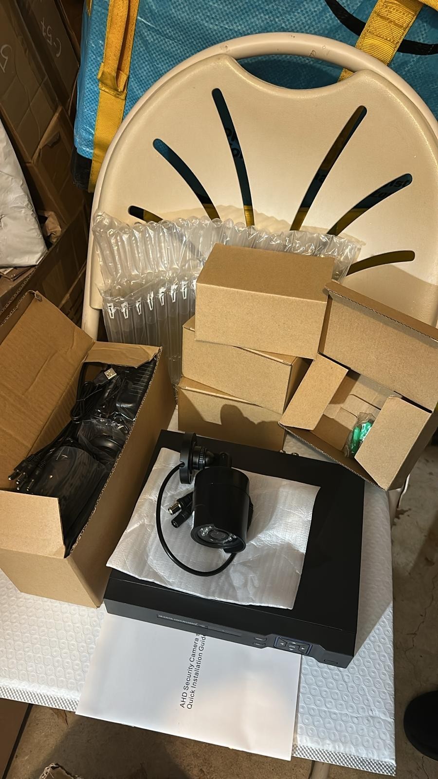 3000TVL Home Security System Surveillance DVR Camera Kits, 4Pcs Wired 5MP Poe IP