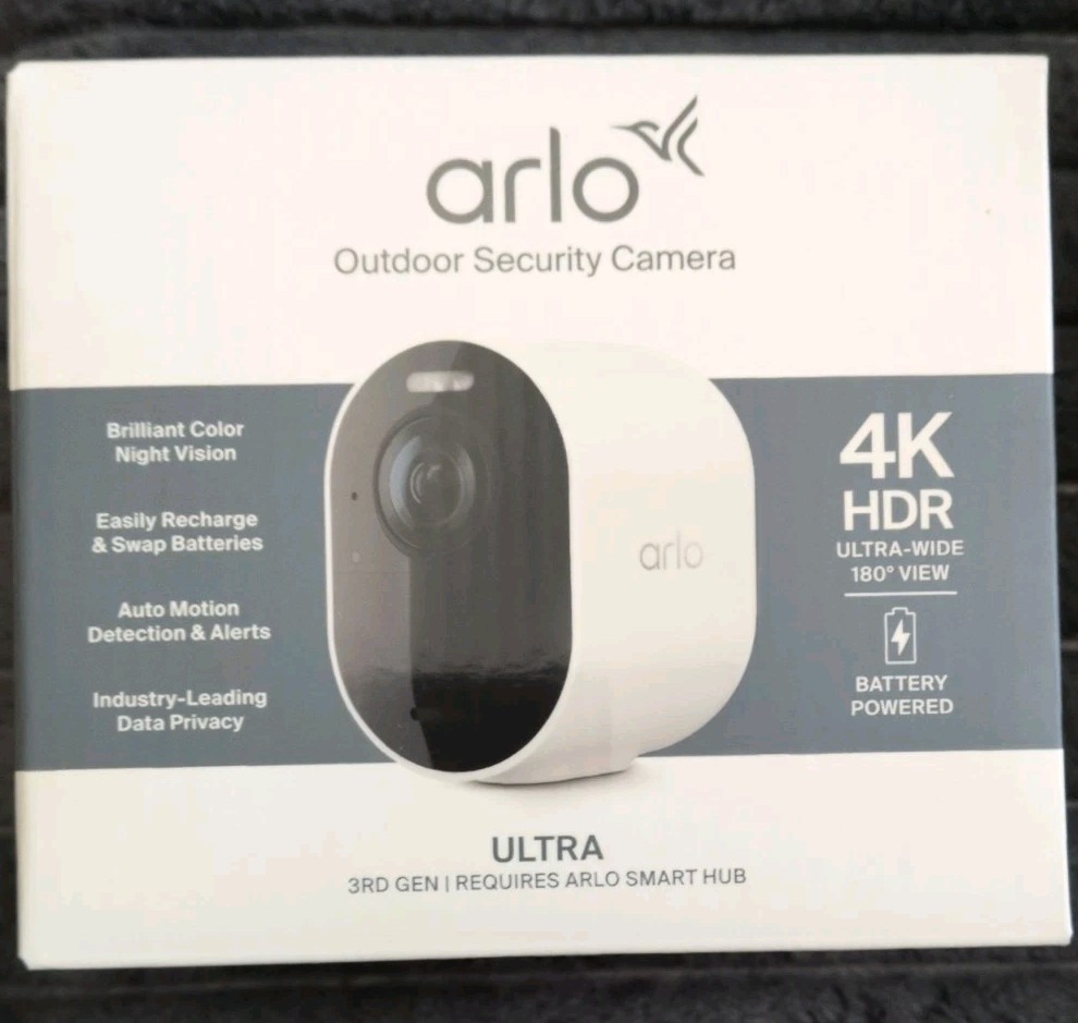 ARLO ULTRA 3 UHD 4K Wire-Free Addon Security Camera VMC5050-100NAS Mag Mount NEW
