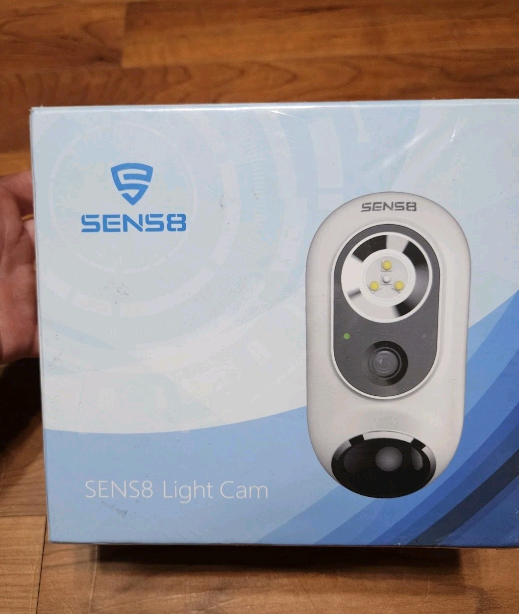 SENS8 Home Security Light Camera WiFi Motion Sensor Speaker & Siren
