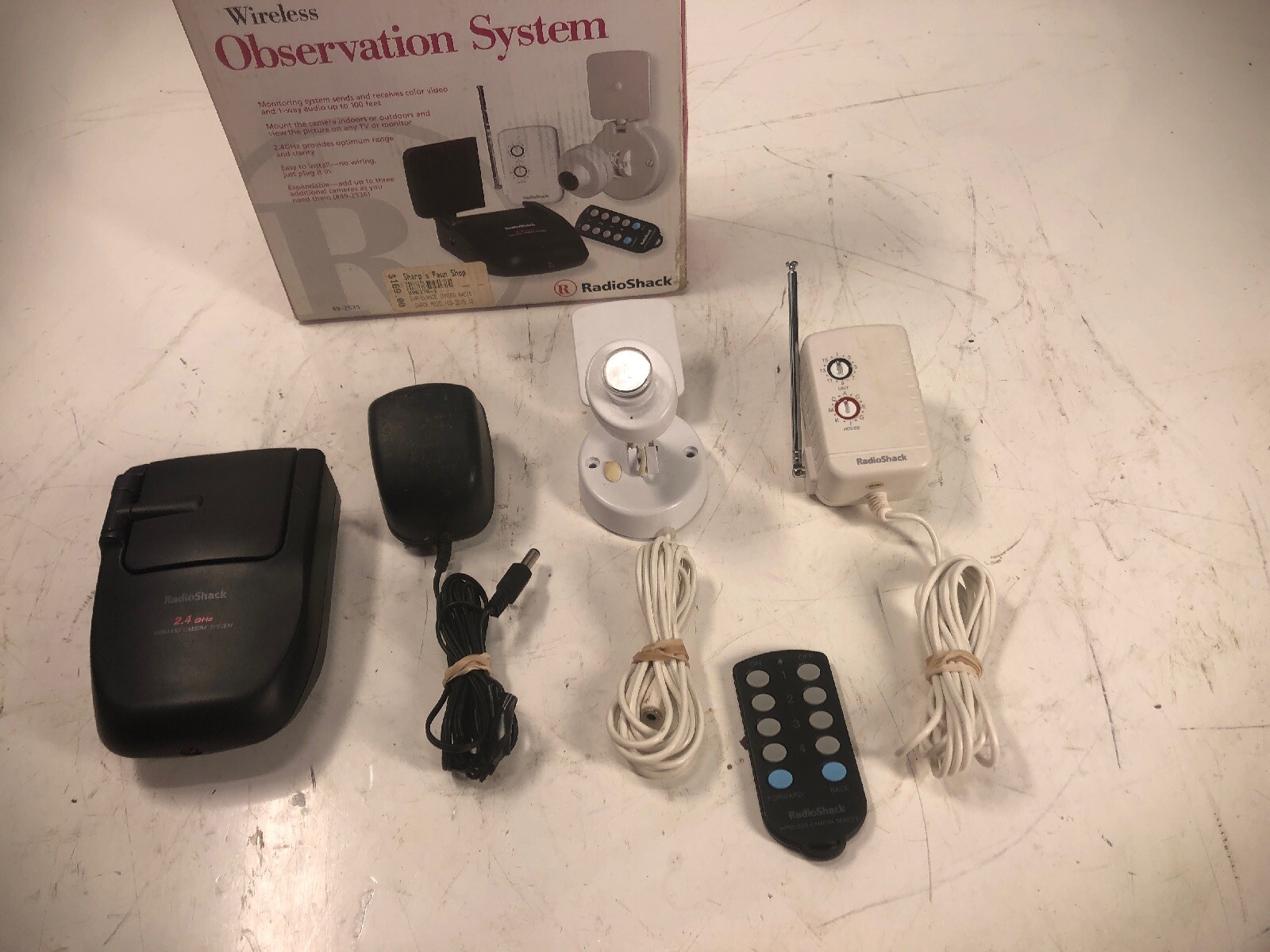 Radio Shack Wireless Observation Security System with Add-on Camera 49-2535