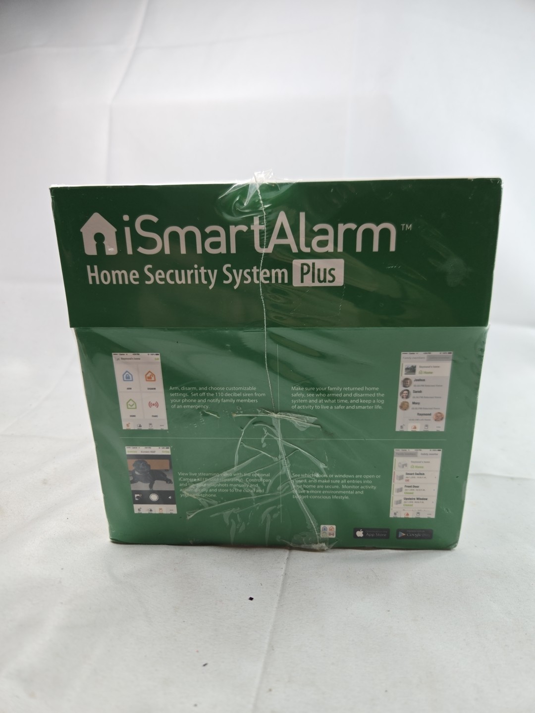BRAND NEW iSmartAlarm iSA8 Wireless Smart Home Security System Plus Package
