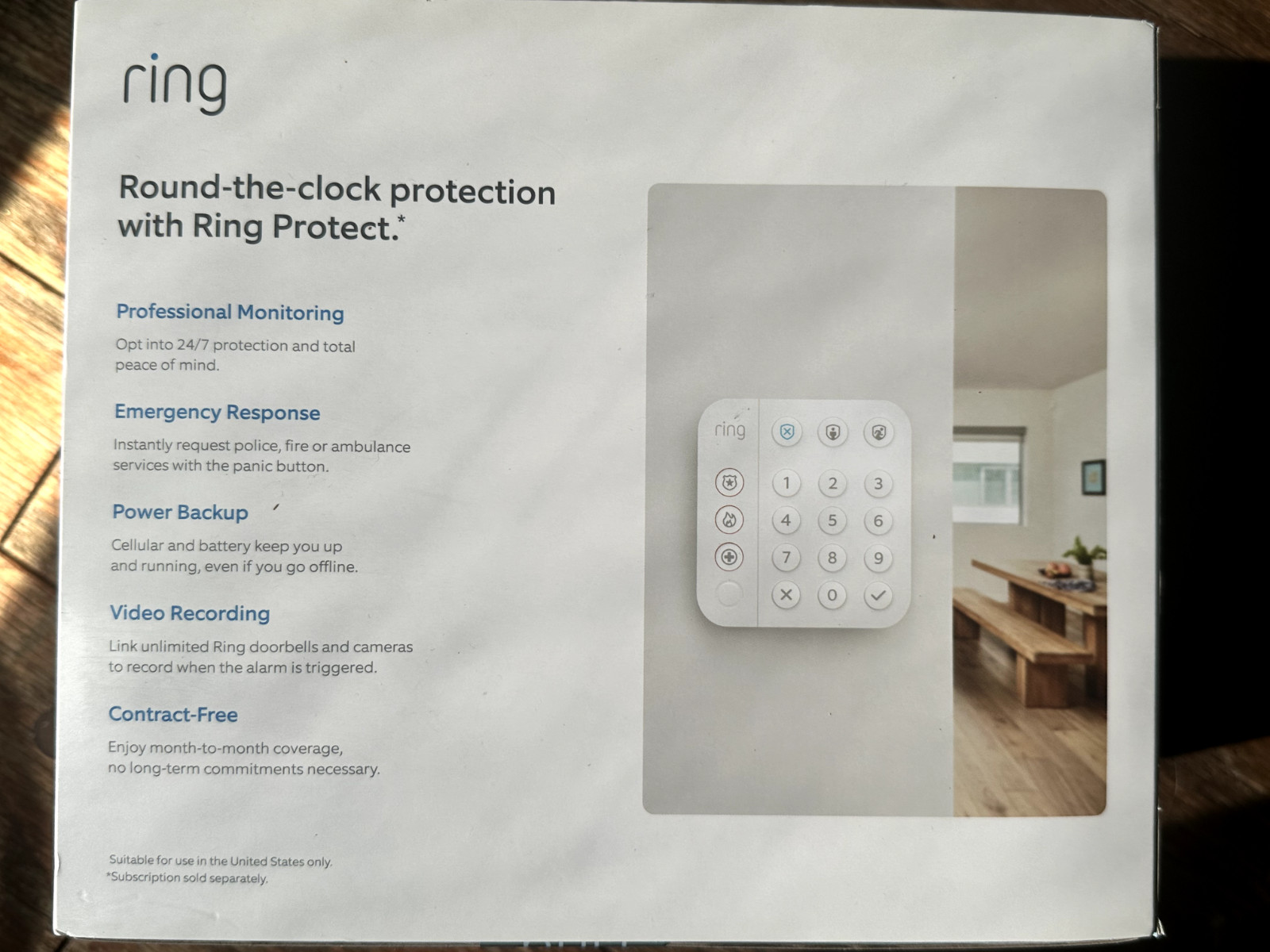 Ring Alarm Wireless Security System, 8 Piece Kit – NEW SEALED BOX -FREE SHIPPING