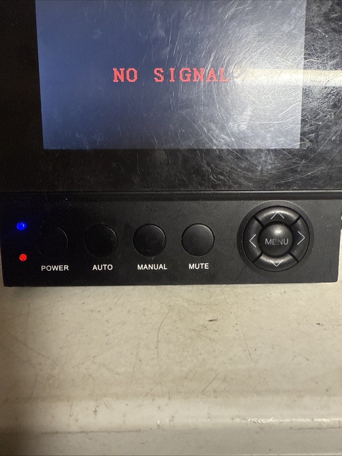 Bunker Hill Security Color Monitor Only Model 62284 With Power Cable Untested