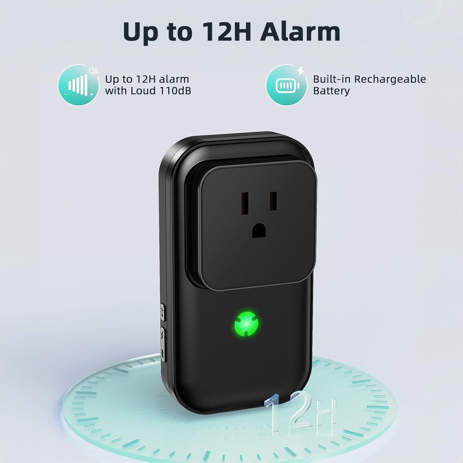 Power Failure Alarm with 110dB Sirens LED Indicator for Freezer Sump Pumps Re…