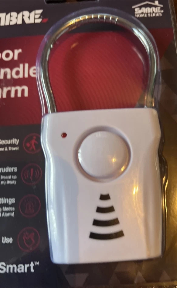 Sabre Door Handle Alarm Security With 2 Detection / 3 Operating Modes New 2 Qty