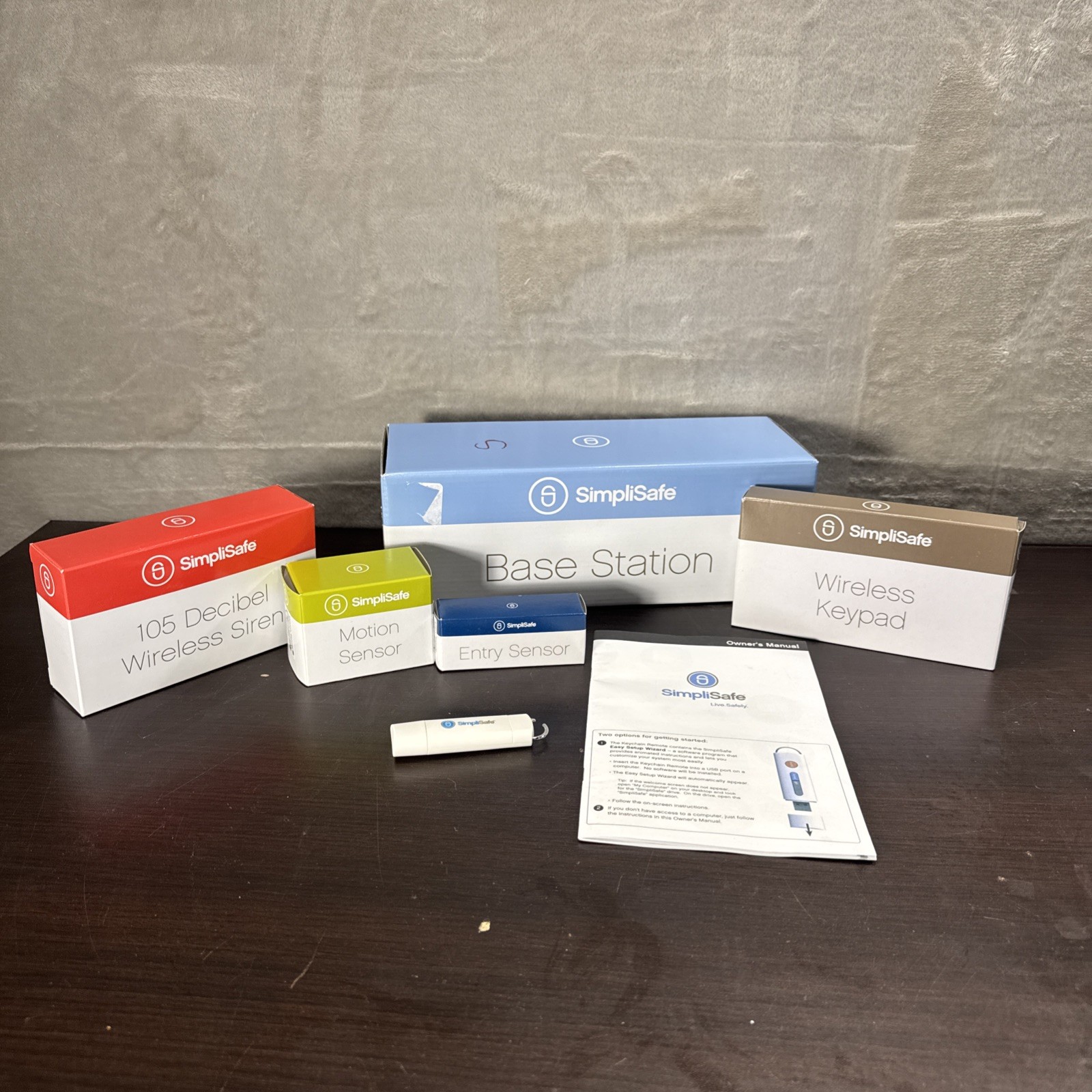 SimpliSafe Home Security System – 1st Generation – 5 Piece Bundle NEW