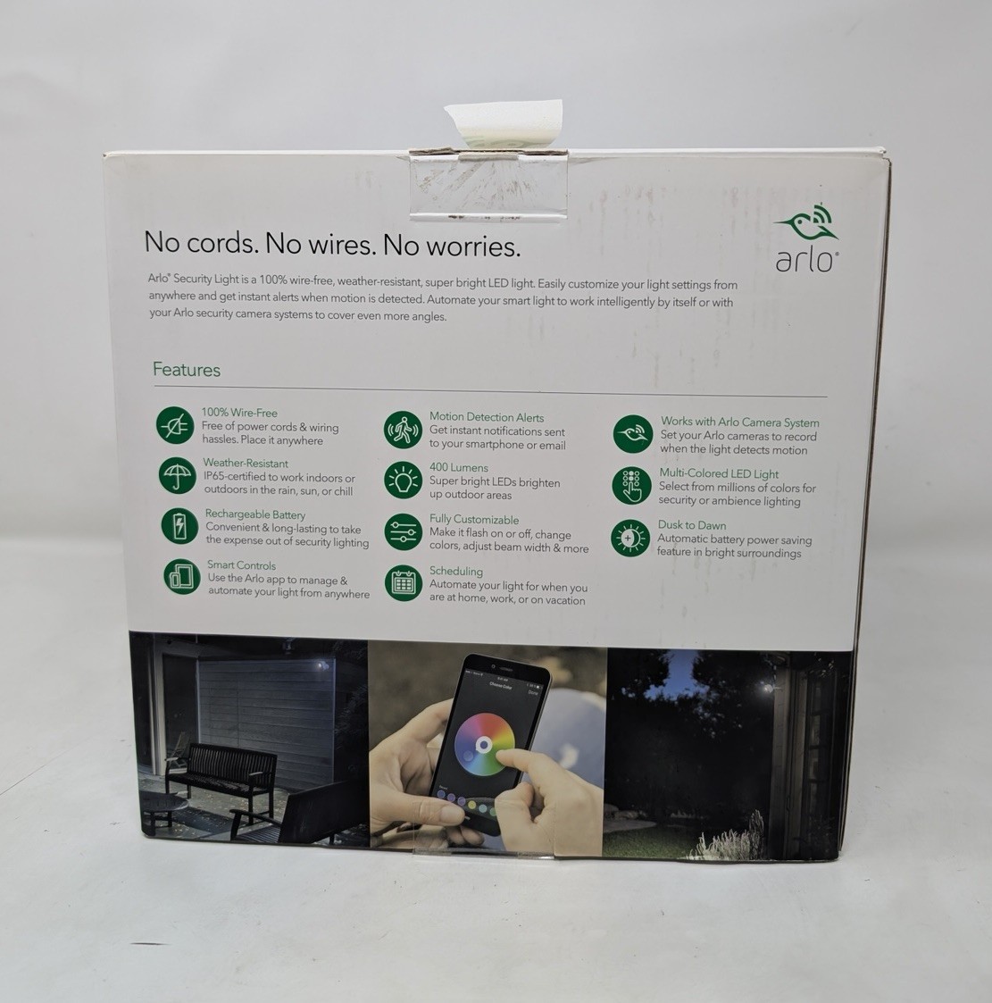 Arlo Security Light System with 3 Wire-Free Smart Lights (ALS1103C-100NAS)