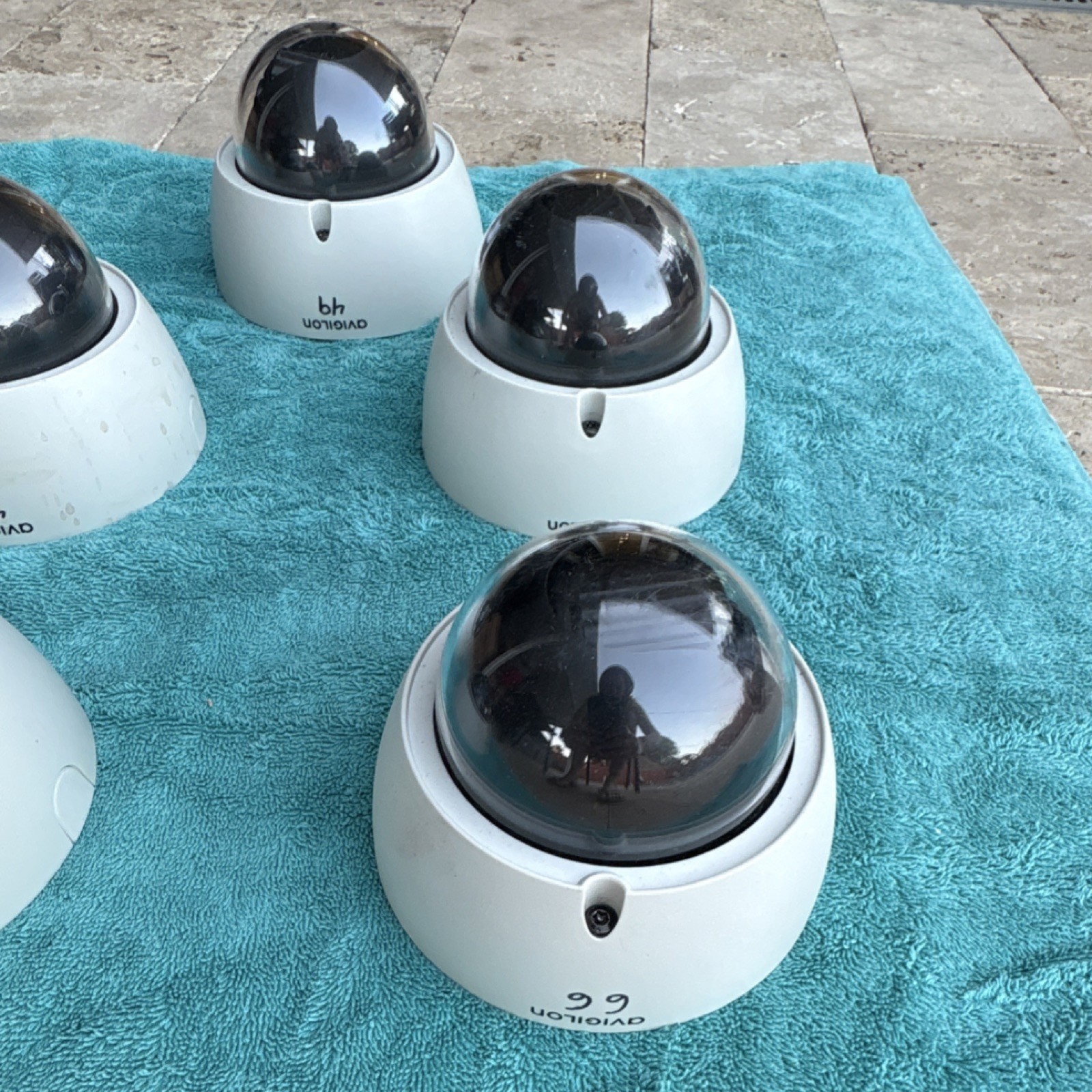 Avigilon Lot of 5 1.0-H3-D1 Dome IP Wired Security Cameras Outdoor Indoor