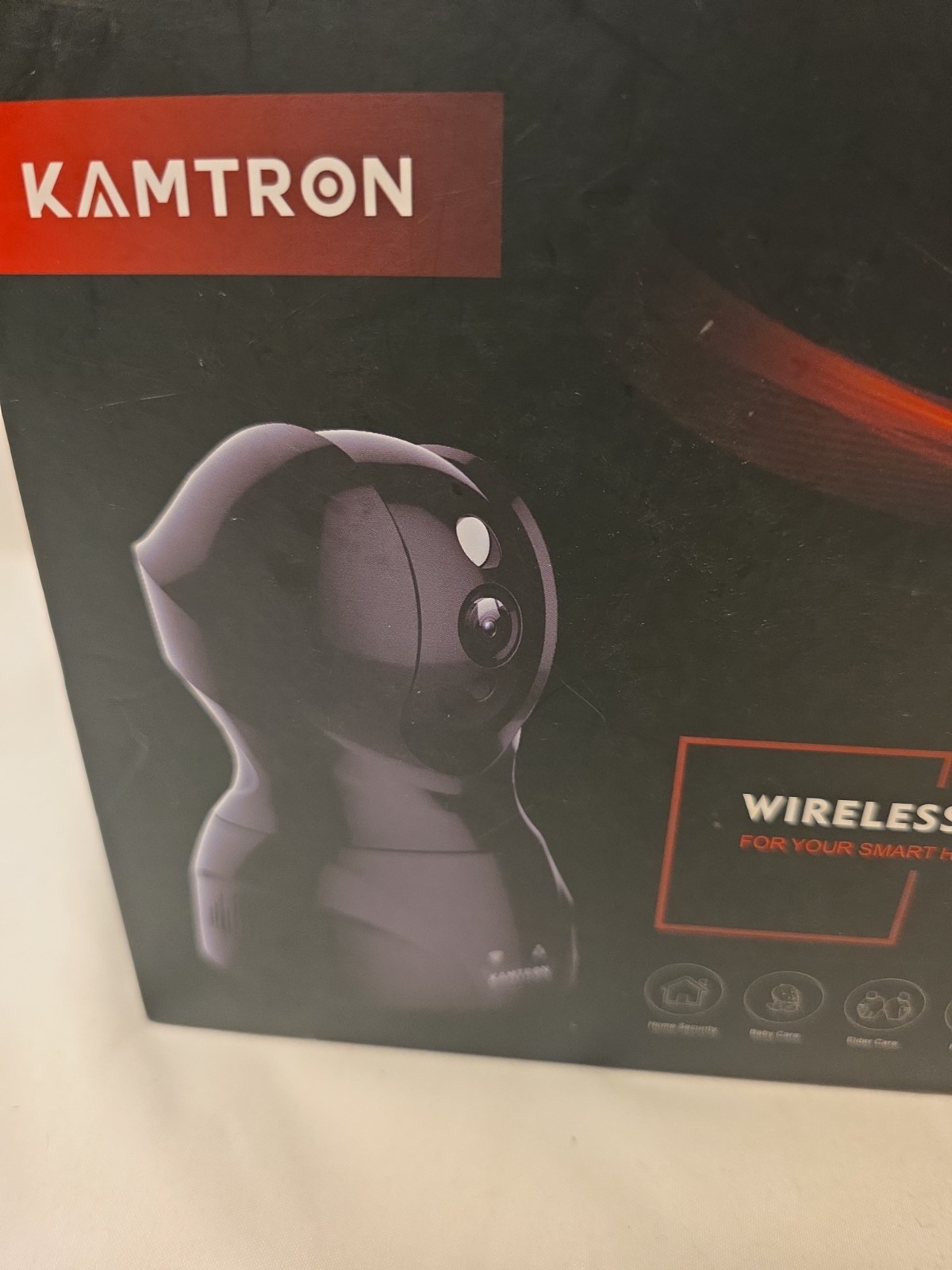 KAMTRON Wireless IP/Network Surveillance Camera 826 Wi-Fi Black Indoor 8W 5V