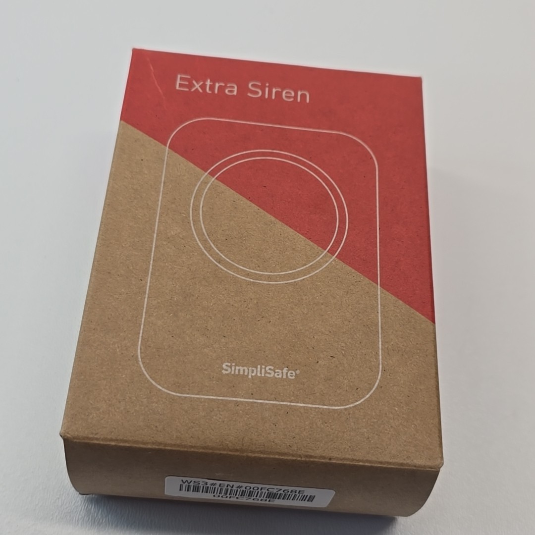 SimpliSafe Extra Siren 105dB ( WS3 ) – Indoor / Outdoor Ships Free Tested