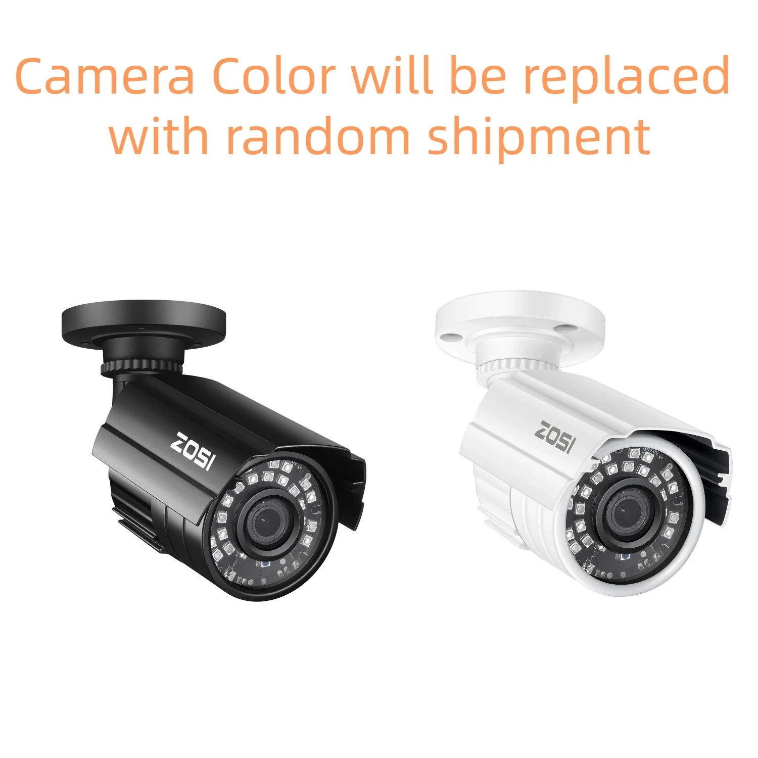 ZOSI 4PCS White Metal 1080P Home TVI Security Cameras CCTV Outdoor Night Vision