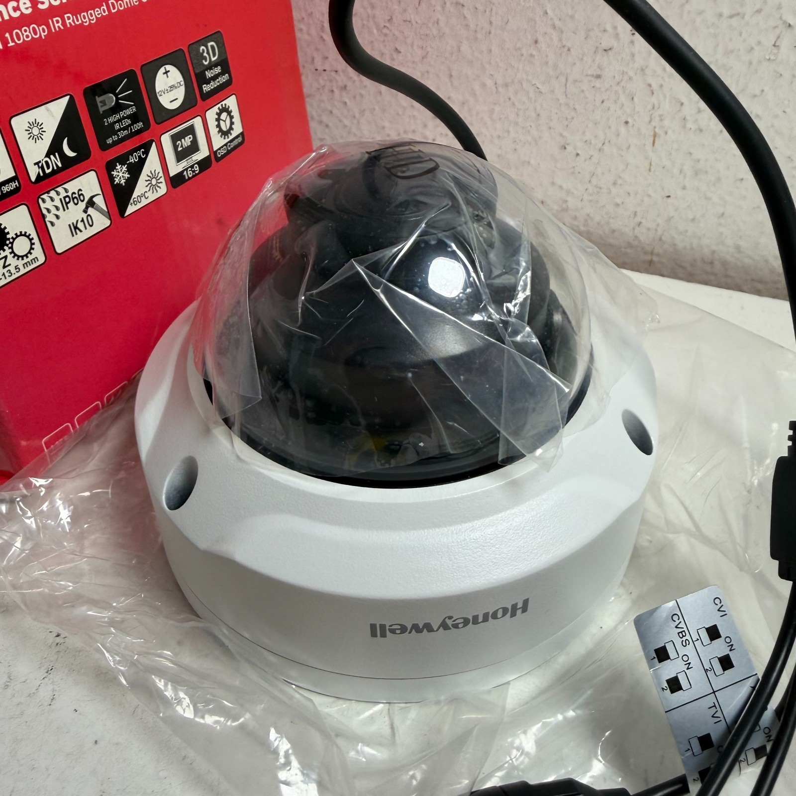 Honeywell Home Performance HD42XD2TDN White 2.1MP 1080p IR Rugged Dome Camera
