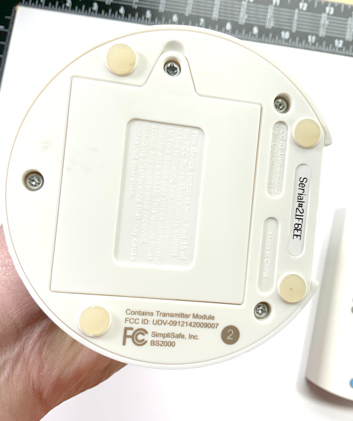 SimpliSafe Base Station BS2000 Home Security Needs Power Supply