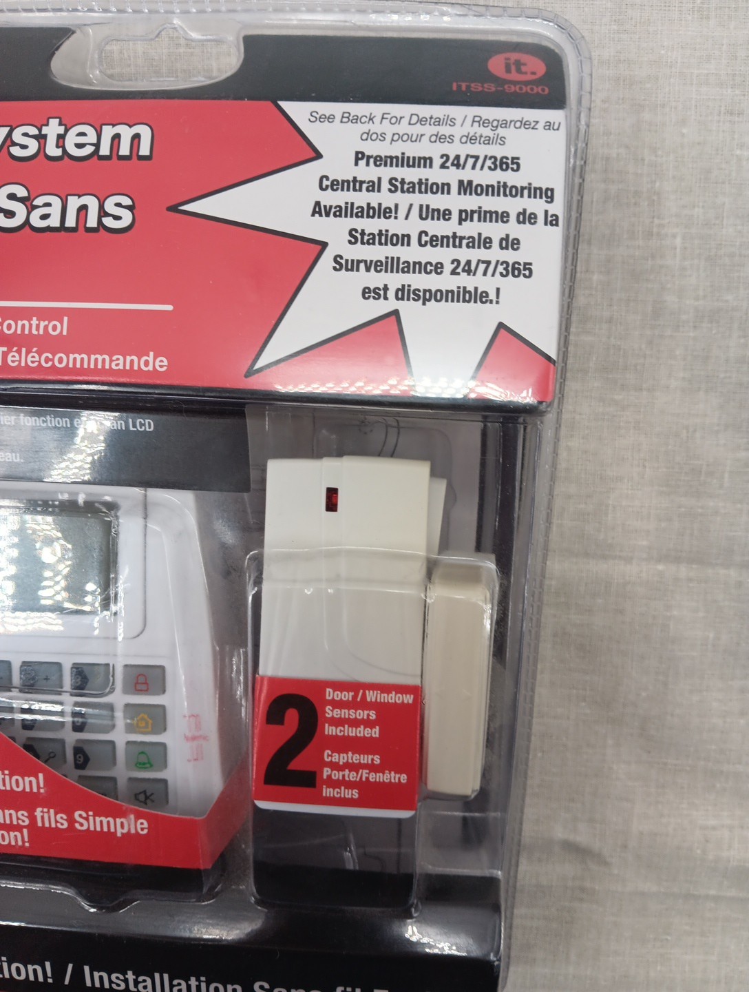 Safe & Sound Home Alarm System Wireless Built in Antenna Open Box