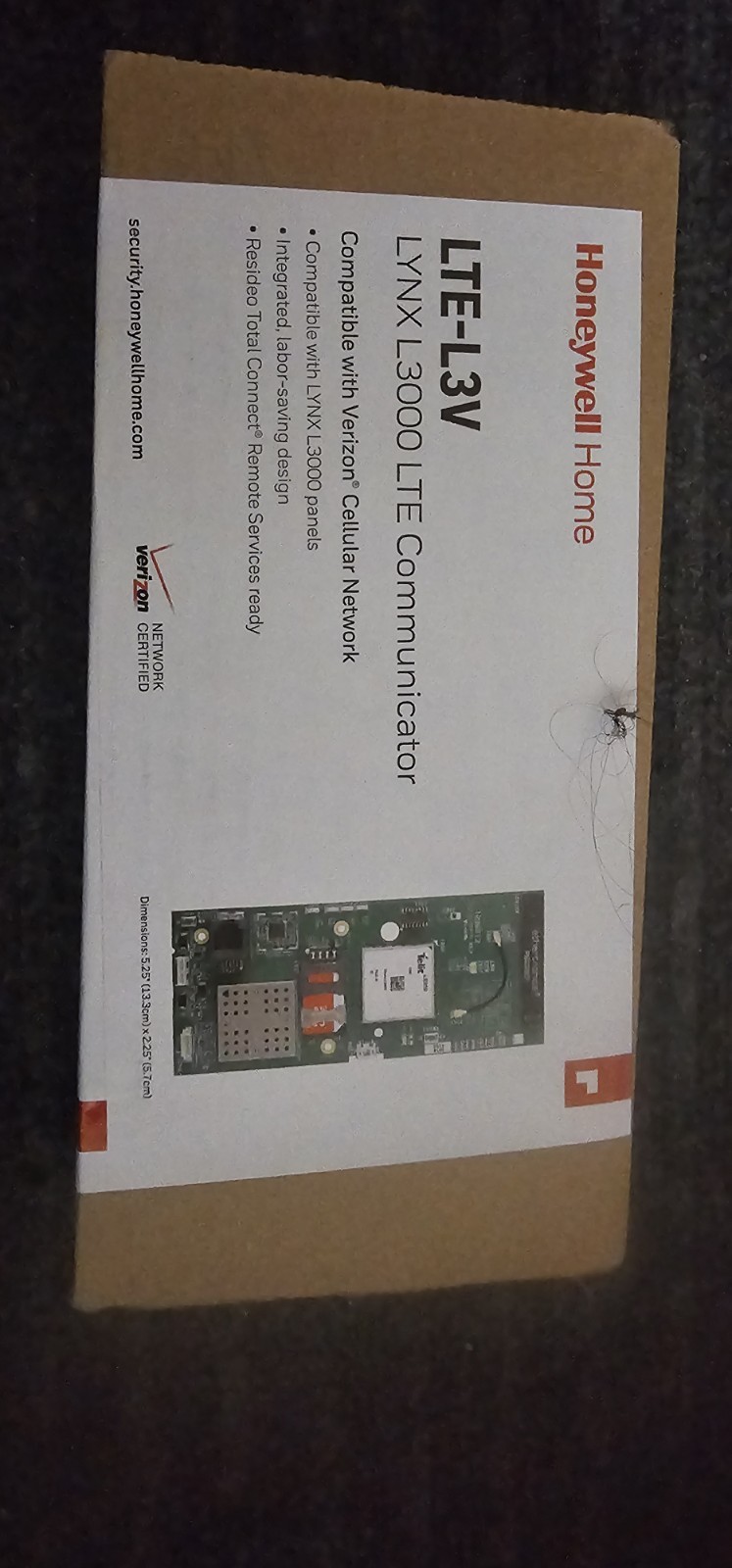 Honeywell Home LTE-L3V Lynx L3000 Communicator Verizon Home Security Board NIB