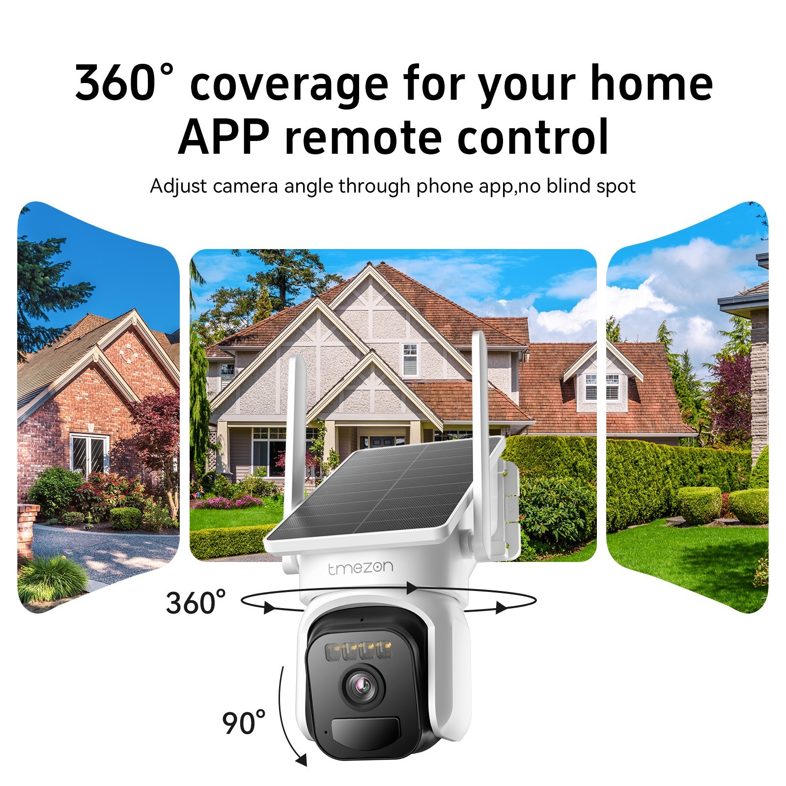4MP Solar Wireless Security Camera System Outdoor WiFi Cameras NVR with Monitor