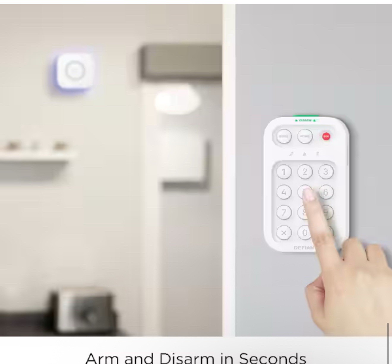 Defiant Smart Home Alarm Kit WiFi and Bluetooth, Powered by Hubspace (5-Piece)