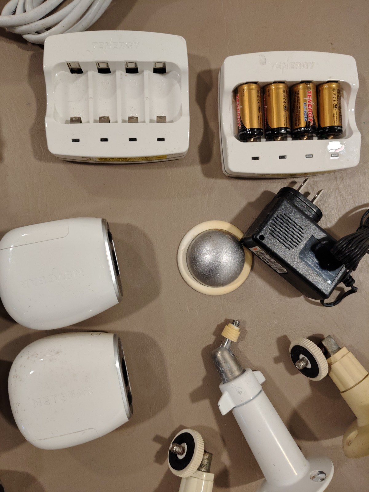 Lot of UNTESTED Netgear Arlo Cameras Charger Base Station Add Ons