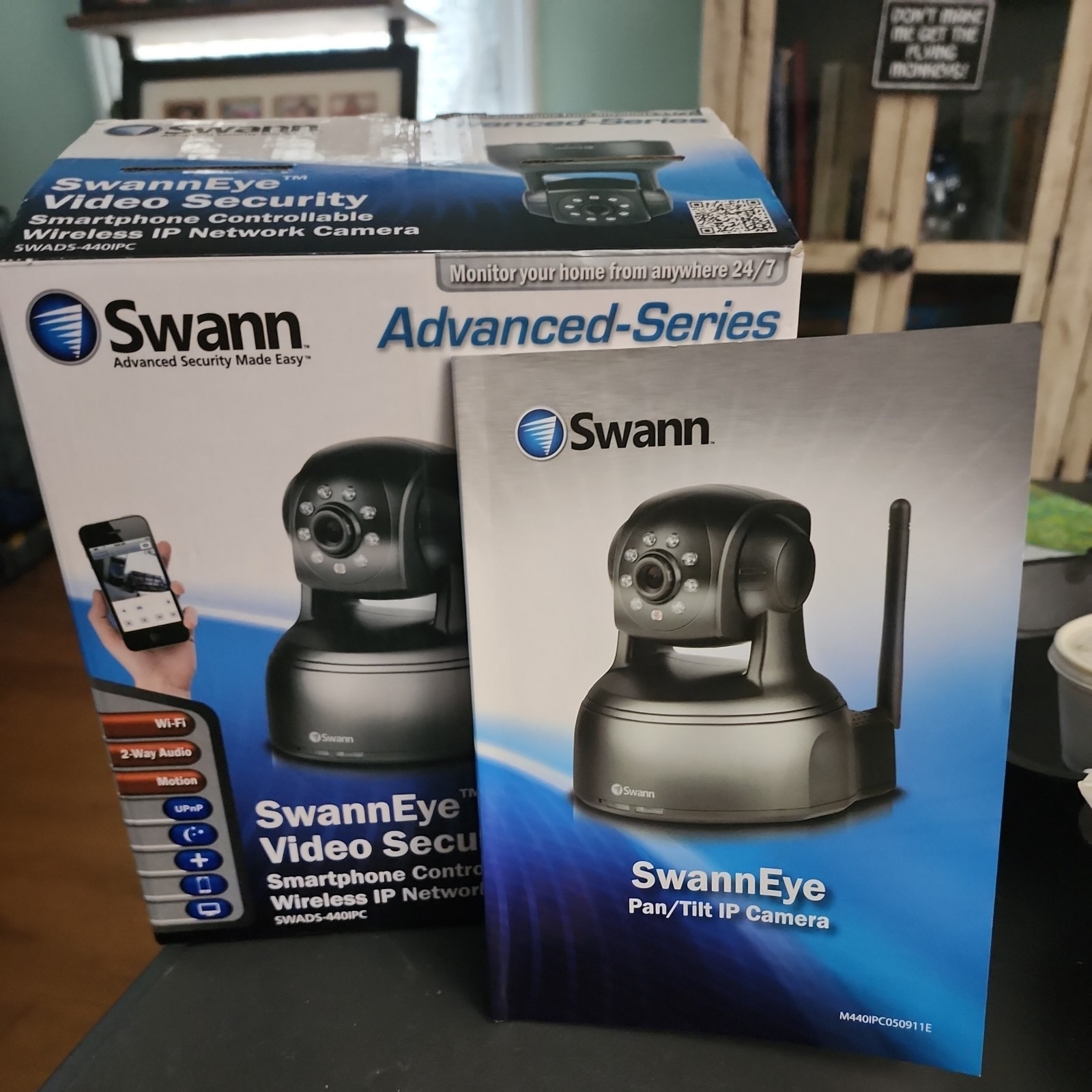 Swann Eye Video Security Wireless IP Network Camera Smartphone Control New W/Box