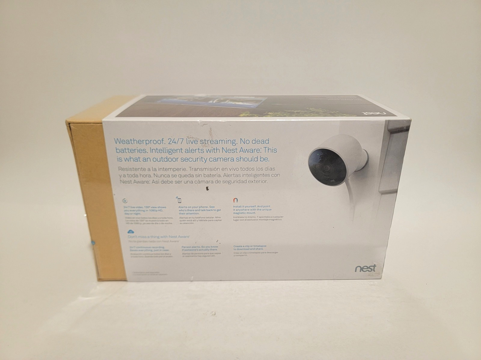 NEST Cam Outdoor (2-Pack) Security Camera NC2400ES