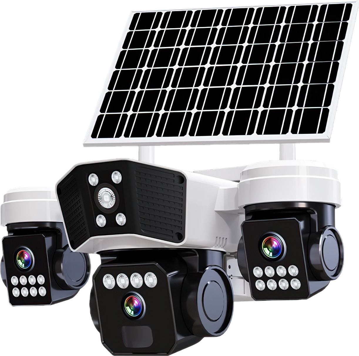 NEW 4K Solar Battery Wireless WiFi Outdoor Pan/Tilt Home Security Camera System