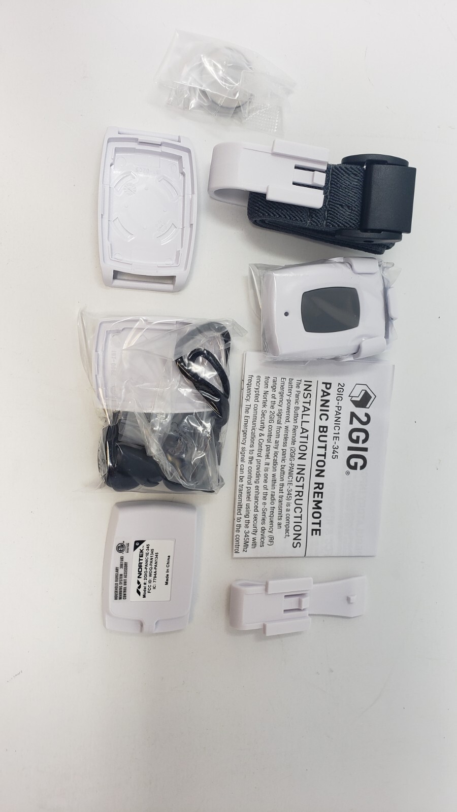 eSeries 2GIG 2GIG-PANIC1E-345 Panic Button Remote SEE DESCRIPTION