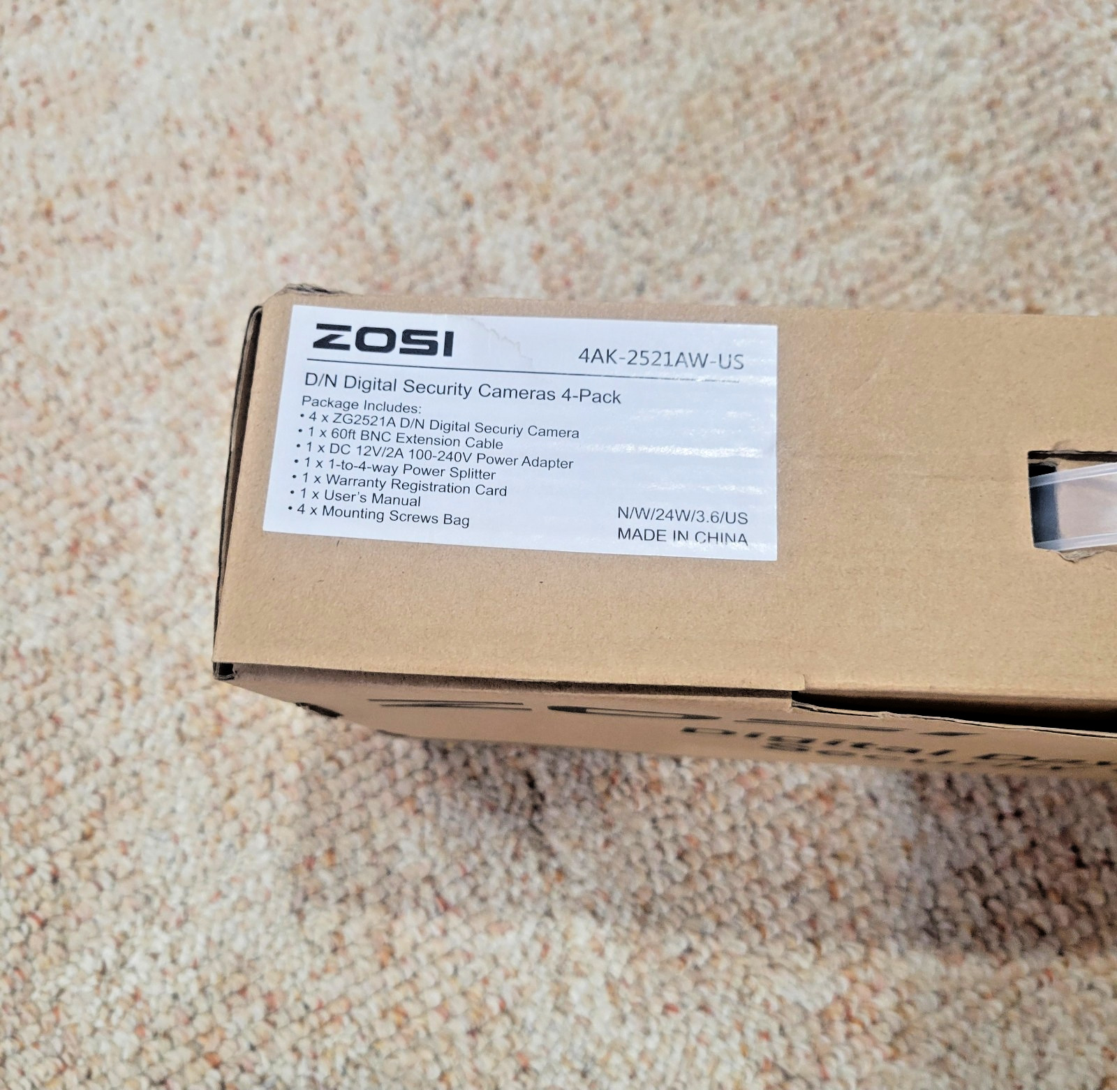 ? ZOSI 8CH Security Camera System DVR – 8 Cameras New In Open Box ?