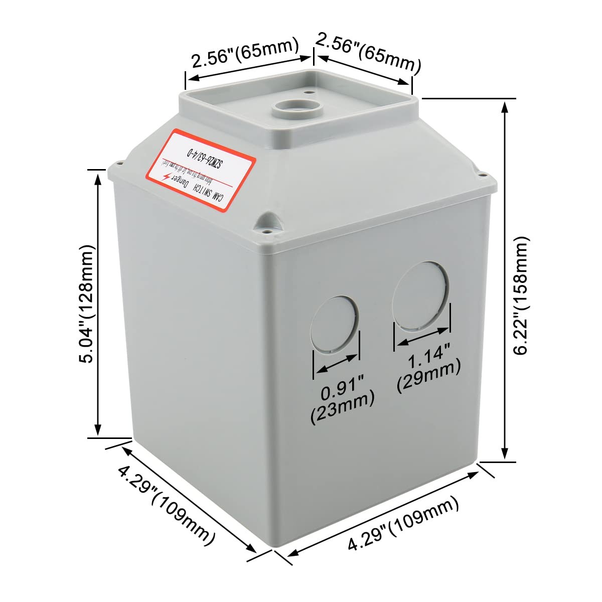 Baomain Master Switch Exterior Box LW28-63/4 Work for Universal Rotary…
