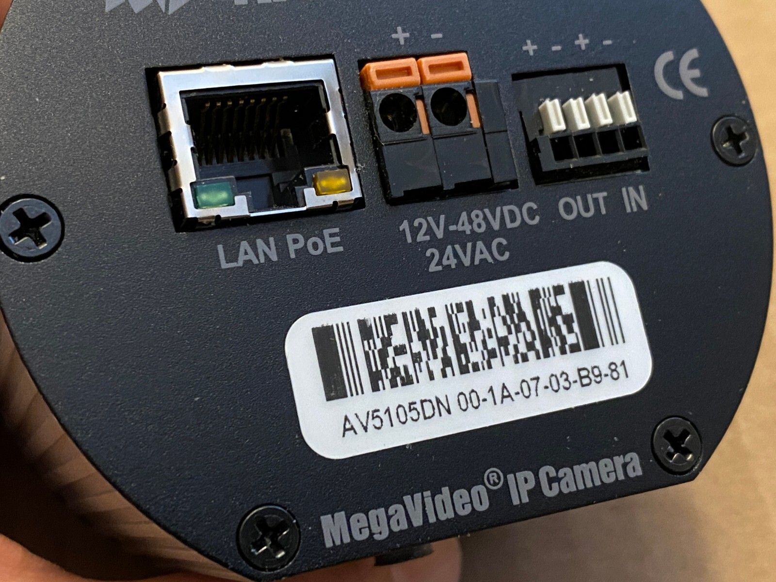 Arecont Vision AV5105DN 5-Megapixel H.264 Color PoE IP Network Security Camera