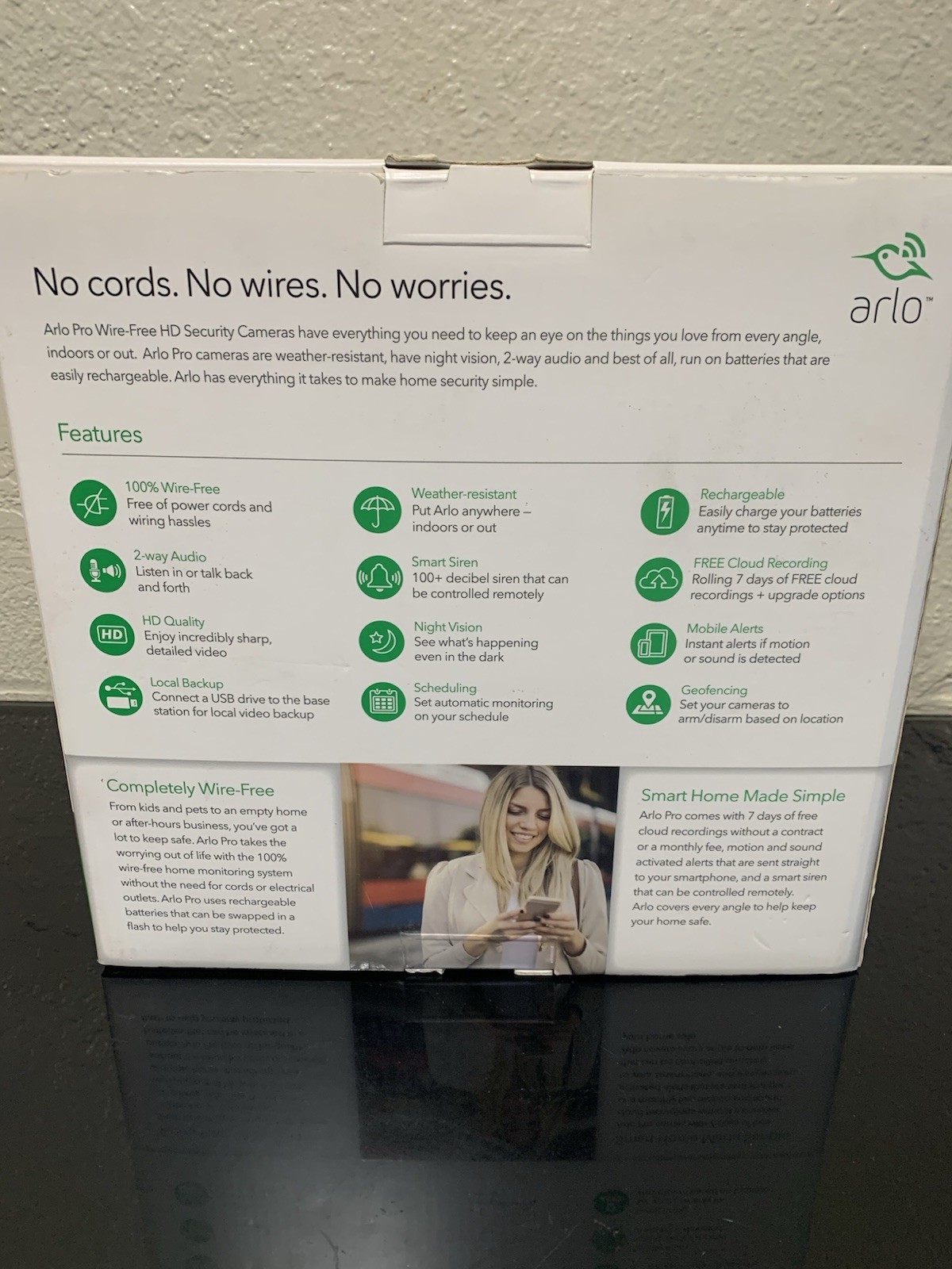 Arlo Pro Netgear VMS4330-100NAS 3 Camera HD Security System Brand New In Box