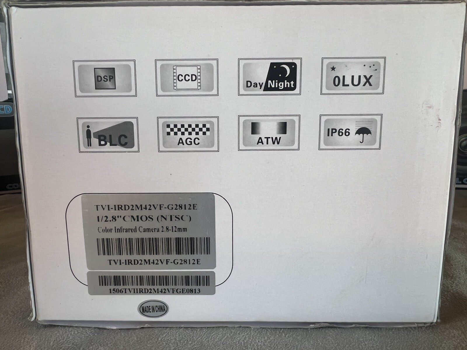 CCTV Lot 5 Infrared Cameras 7 Junction Boxes, Power Supply, H.264 8 Channel DVR