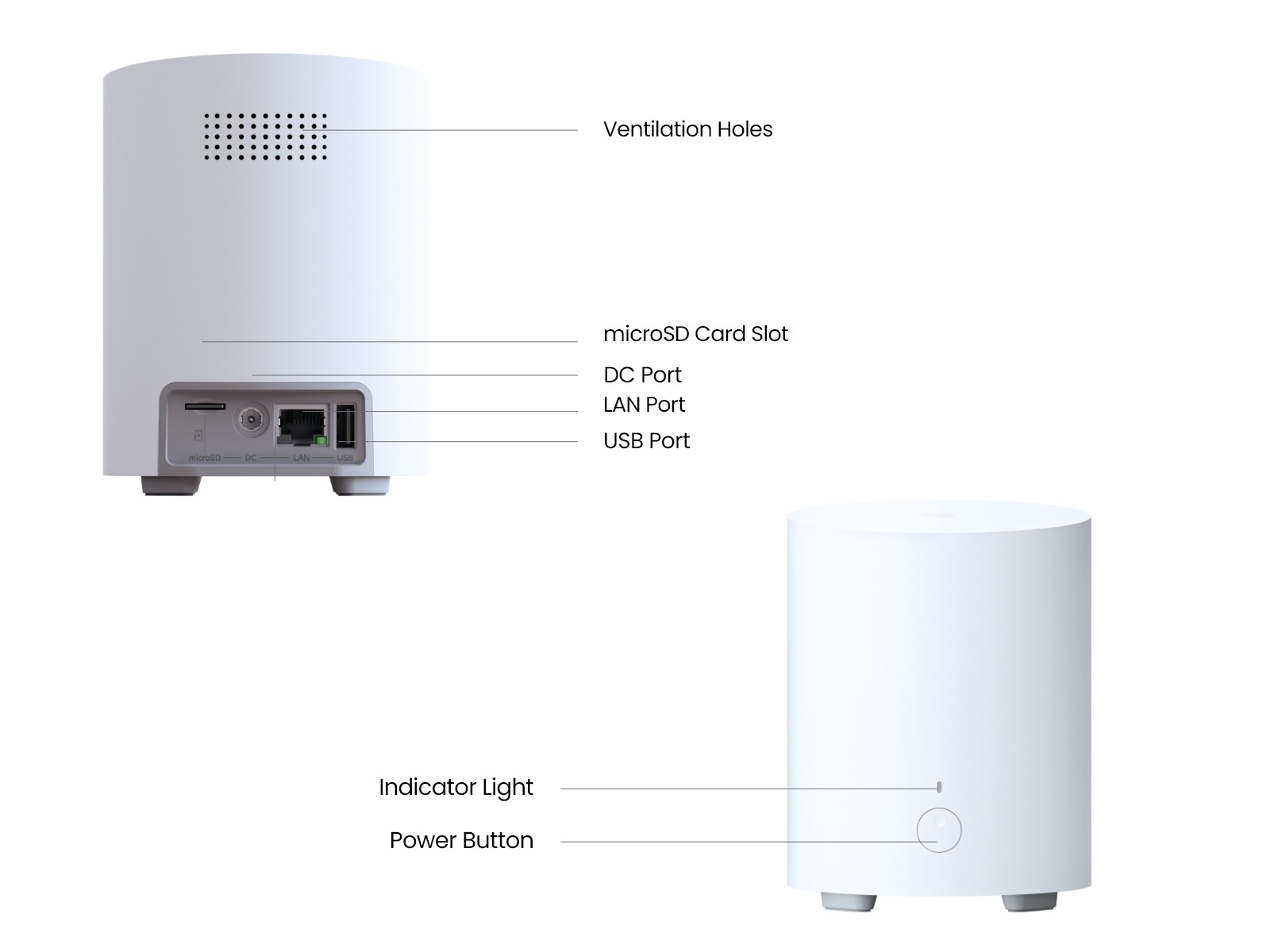 Reolink E1 4MP 360° Coverage PT WiFi Indoor Security Camera with Home Hub Mini