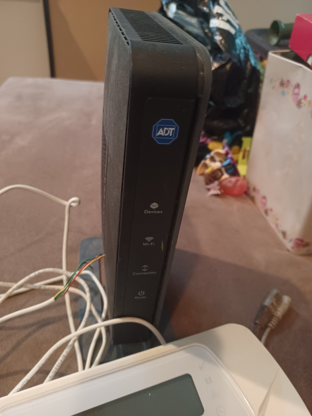 Adt Panel And Internet Panel Ready To Hook Up