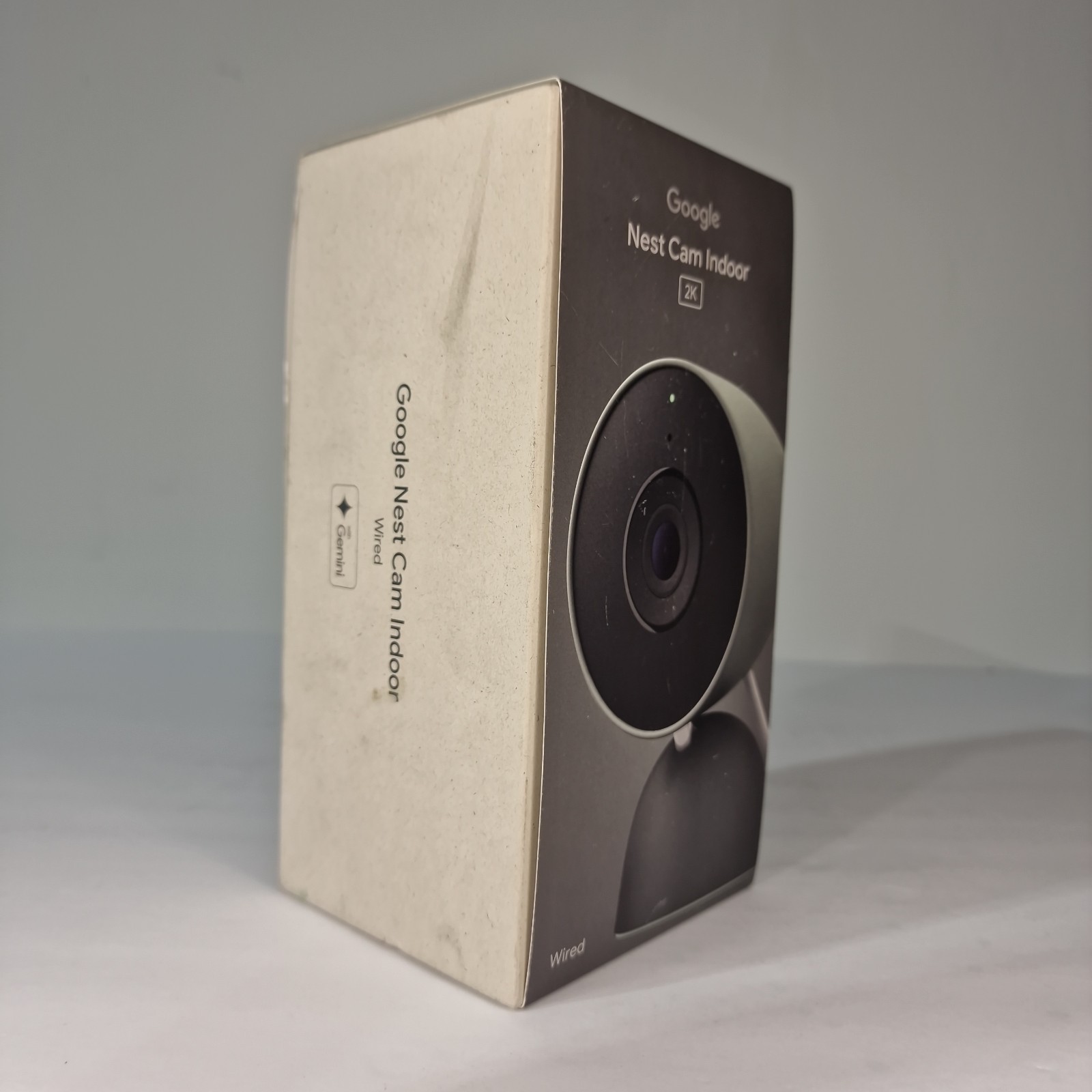 Google Nest Cam 2K Indoor Wired 3rd Gen Security Camera Hazel GA09975-US