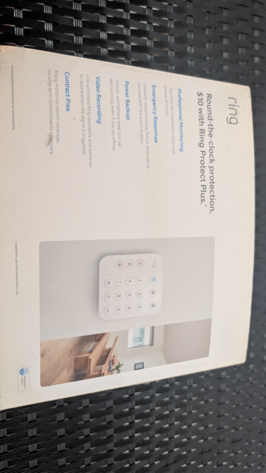 Box Minor Damage Never Open Ring Alarm 10 Piece Kit 2ndHome Security System.