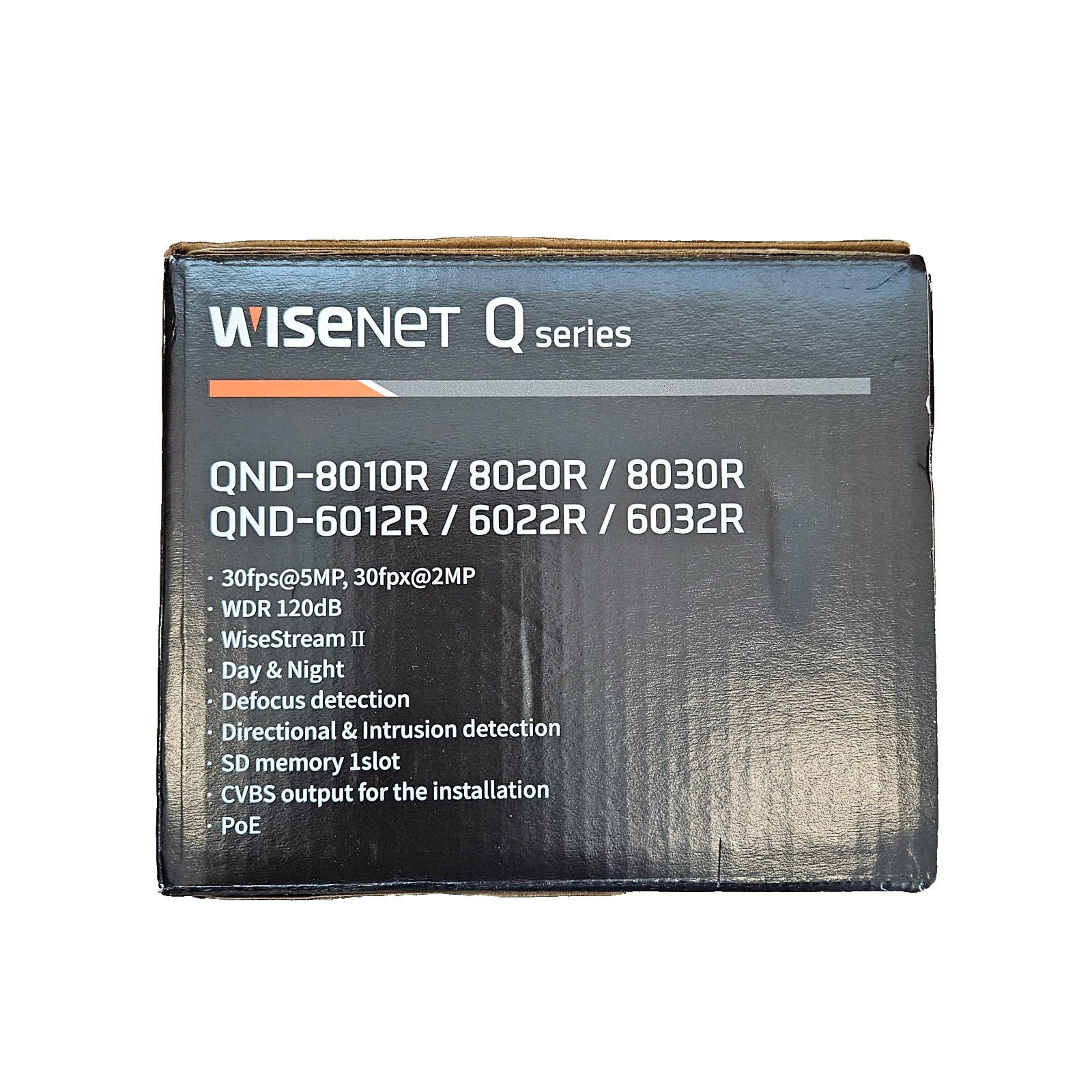 New Wisenet QND-6012R1 2MP IR Indoor Dome Camera 2.8mm Fixed Lens PoE Hanwha