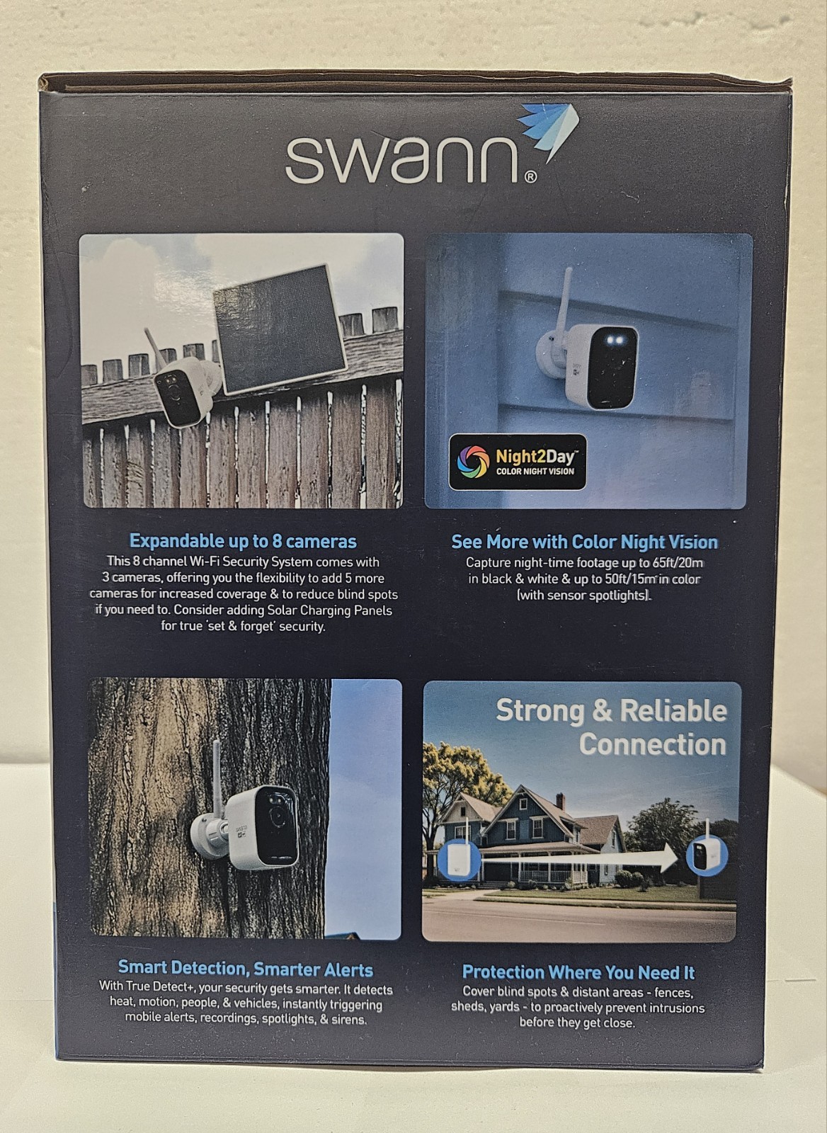 Swann MaxRanger4K Mini 3-Camera Long-Range Wireless Security System