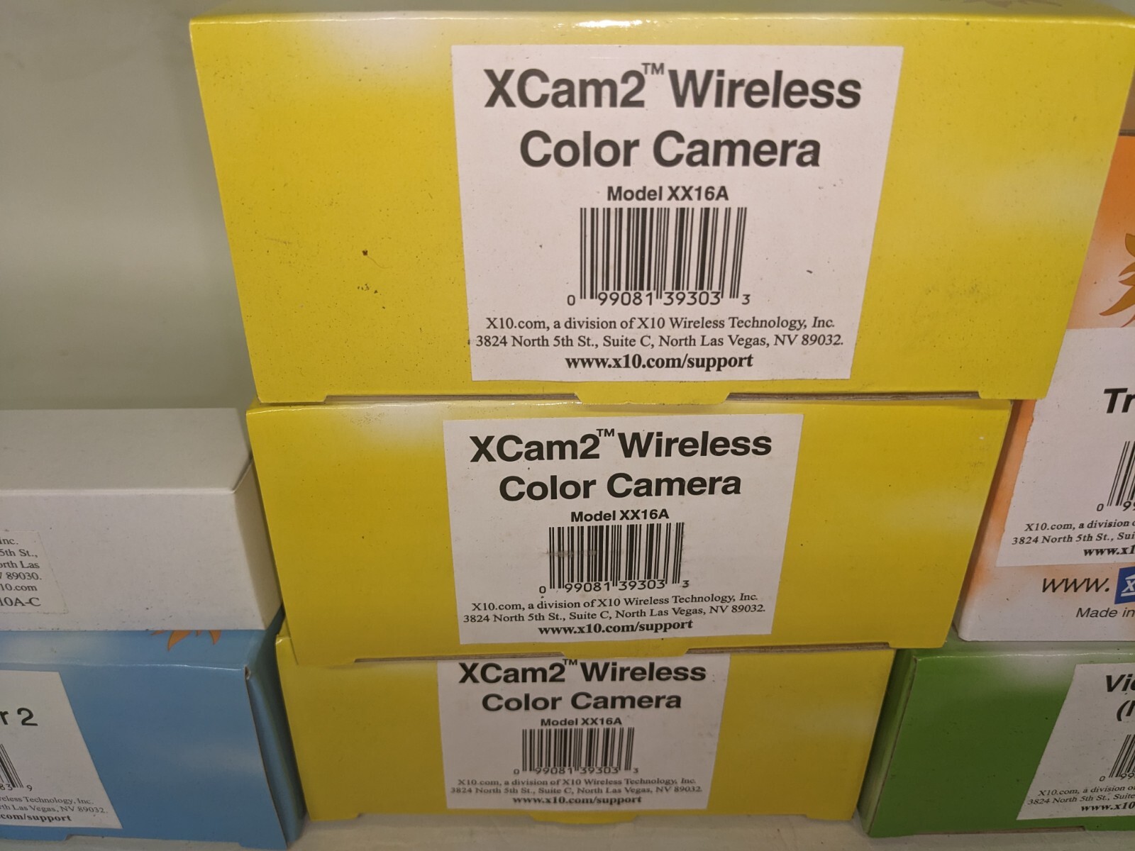 Lot of X10 Home Security System Cameras Receiver Transceiver VCR & Remote (ZE)