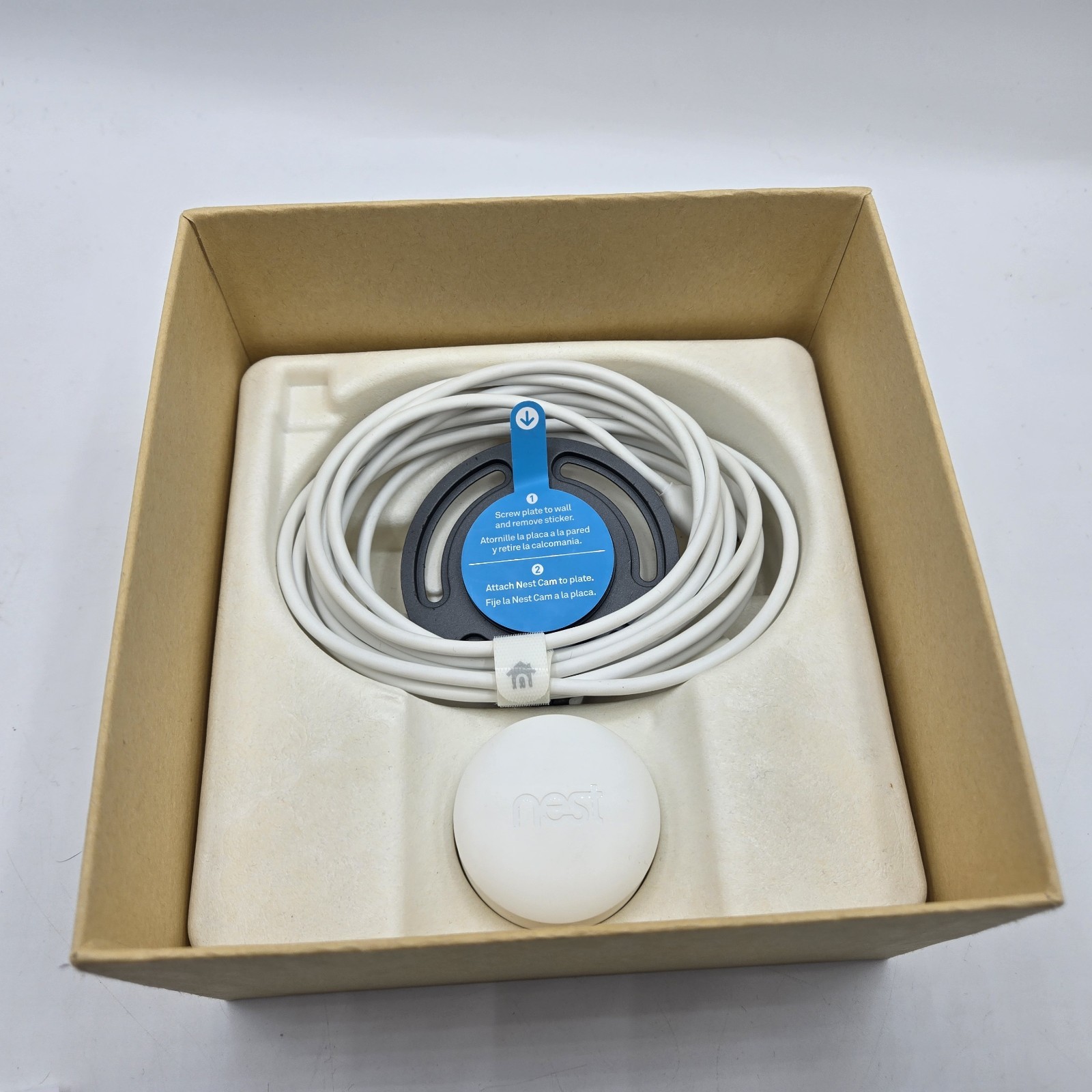 New Open Box Google Nest A0005 NC1102ES Cam Indoor Security Camera 1st Gen – NIB