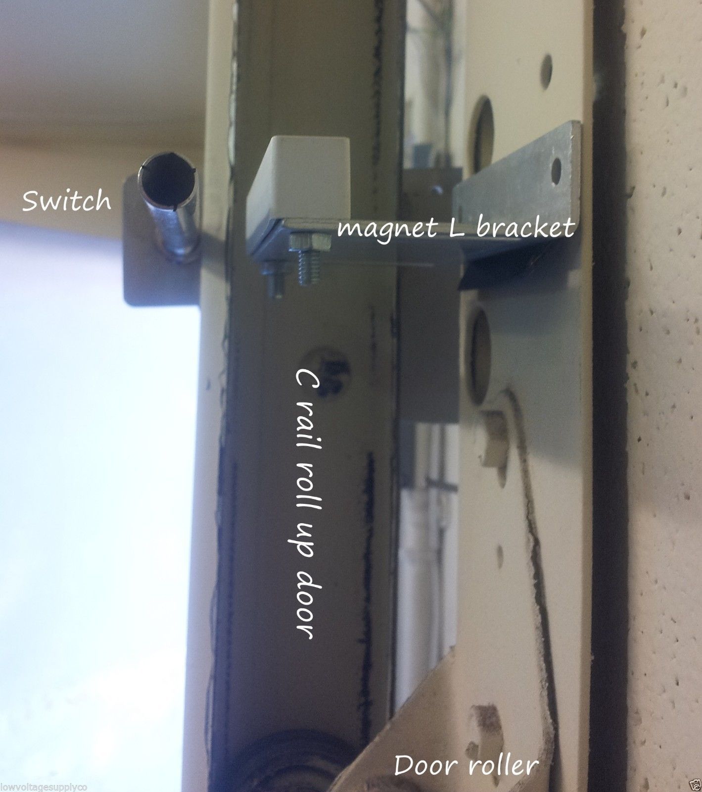 Garage Door Roll-up Security Overhead Alarm DSC Contact Switch