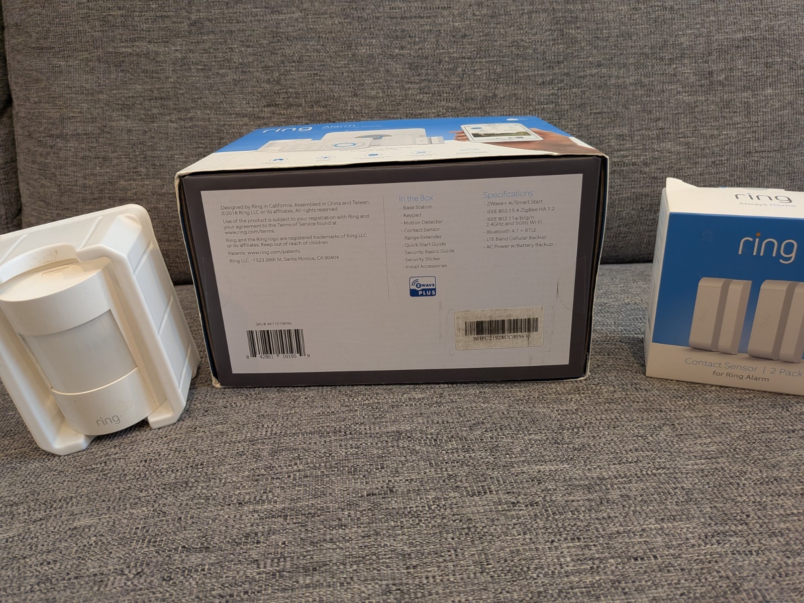 Ring Alarm 1st Gen 8-Piece Home Security Bundle – Open Box, Unused